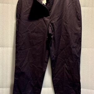 Talbots Women's Black Cropped Pants